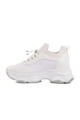 Aspor Beyaz Yüksek Taban Kadın Sneaker - 2