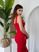 Ners Taş Detaylı Elbise - 5