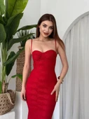 Kalıse İp Askılı Elbise - 3