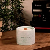 Natural Freshness - Yeşil Taş Saksı Mum (Küçük Boy) - 1