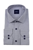 Erkek Klasik Piti Kare Uzun Kol Gömlek 3759 BGL-ST04398 thumbnail 8