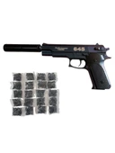 Susturuculu Metal Boncuk Atan 30cm Tabanca + 20 Paket Boncuk - 2