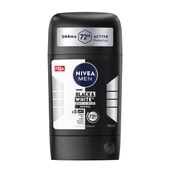 NIVEA Men Erkek Stick Deodorant Black & white Invisible Original 50 ml, 72 Saat Anti-perspirant Ter Koruması - 1