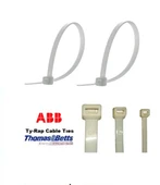 Ty-rap 4.8x300BS 100 Naturel Plastik Kelepçe Beyaz Kablo Bağı 4.8mmx300mm 100 Adet USA - 1