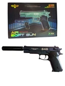 Susturuculu Metal Boncuk Atan 30cm Tabanca + 20 Paket Boncuk - 1