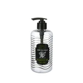 Şeffaf Sıvı Sabunluk Yuvarlak Plastik Pompalı 500 ML - 4