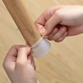 8 Adet Masa Sandalye Mobilya Ayağı Koruyucu Silikon Kılıf -Gürültü Emici Parke Koruyucu Silikon - 1