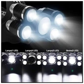 Ayt Powermaster Mx-501 18+3 Power Ledli Su Geçirmez Kafa Feneri Led Aydınlatma Kamp Lambası Fener - 7