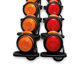 4 Adet Neon Ledli Takoz Lamba 12-24 Volt Sarı-kırmızı thumbnail 1