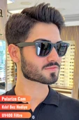 101 C3 Black/Black Olivier Philippe Polarize Güneş Gözlüğü - 2