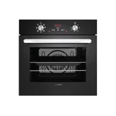 Lanova Black 3207B01 - G16400-201 - 3220B6 Siyah Cam Ankastre Set - 2