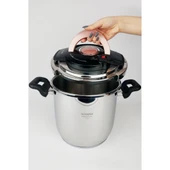 Cooky Düdüklü Tencere 7 L Siyah/rosegold - 1S0836-27001-ROS01 - 3