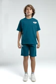 Kappa 36225 Erkek Çocuk Şortlu Pijama Bermuda Takım - 4