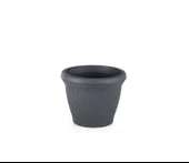 Omnipazar SO-HS01 Plastik Hasır Desenli Dekoratif Saksı 3.3 Litre No 1 - 1