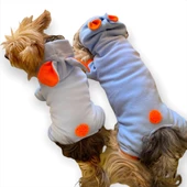 Bon Bunny Blue Kulaklı Köpek Tulumu Kıyafeti - 4