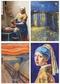 Art Journal 4'lü Defter Seti - A5 | Çizgili | 96 Sayfa |Tel Dikiş - 2