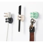 Periboia Yapışkanlı Esnek Silikon Çok Amaçlı Tutacak Klips (C1045) - 5