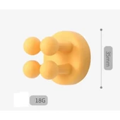 Periboia Yapışkanlı Esnek Silikon Çok Amaçlı Tutacak Klips (C1045) - 3