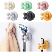 Periboia Yapışkanlı Esnek Silikon Çok Amaçlı Tutacak Klips (C1045) - 1