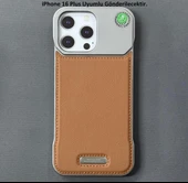 iPhone 16 Plus Parfümlü Koku Hazneli MagSafe Uyumlu Deri Kılıf thumbnail 5