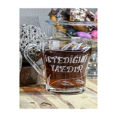 Decocia Kişiye Özel İsimli Kulplu Cam Kupa Bardak 205cc thumbnail 2