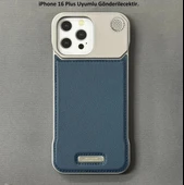 iPhone 16 Plus Parfümlü Koku Hazneli MagSafe Uyumlu Deri Kılıf thumbnail 1