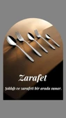 Özlife defne 60 parça çatal kaşık takımı seti 12 kişilik paslanmaz çelik - 1