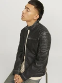 Jack Jones Rocky Washed Pu Suni Deri Erkek Ceket 12273226 - 5
