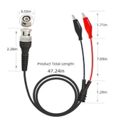 Bnc Krokodil Kablo Osiloskop ve Sinyal Jeneratörü Probu thumbnail 7