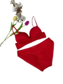 Karaz 2500 Dolgulu Sütyen Takım Kırmızı thumbnail 2