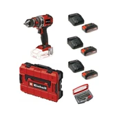 Einhell Tp-Cd 18/50 Li-I Bl Solo Akülü Vidalama Seti + 3 x 2.5 Ah Starter Kit (Bits Uç ve Çanta Dahil) - 1