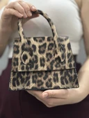 luxe leopar cilt çanta - 3