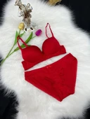 Karaz 2500 Dolgulu Sütyen Takım Kırmızı thumbnail 1