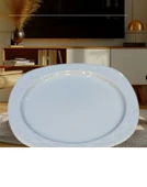 Kütahya porselen 6 parça pasta servis takımı - pasta tatlı sunum tabağı 21 cm. - 3