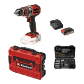 Einhell Tp-Cd 18/50 Li-I Bl Solo Akülü Vidalama + 1 x 2.5 Ah Akü ve 103 Parça Uç Seti (Çanta Dahil) - 1