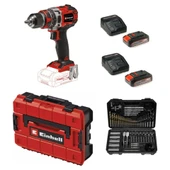 Einhell Tp-Cd 18/50 Li-I Bl Solo Akülü Vidalama + 2 x 2.5 Ah Akü ve 103 Parça Uç Seti (Çanta Dahil) - 1