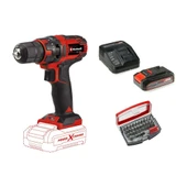 Einhell Tc-Cd 18/35 Li Solo Akülü Vidalama Seti + 1 x 2.5 Ah Starter Kit ve 32 Parça Bits Uç - 1