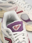 New Balance 9060 White Sea Salt Puple Spor Ayakkabı - 6