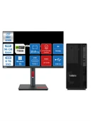 Lenovo Thinkstation P2 Intel® Vpro I7 14700 96GB Ddr5 4tb SSD + 4tb SSD 8GB/T1000 23.8" 2k Monitör Windows 11 Pro Raid Destekli Masaüstü Iş Istasyonu 30FR001HTRMWP36 + Zettausbbellek - 1