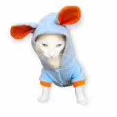 Bon Bunny Blue Kulaklı Kedi Tulumu,Kıyafeti - 1