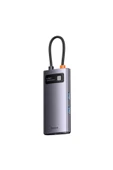 Baseus Metal Gleam 4in1 Multifonksiyonel Type-c Hub Adaptör Dock Station - 3