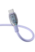 Baseus Pudding Hızlı Şarj Özellikli Type-c To Type-c 100w Kablo 1.2m. Mor - 5