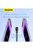 Baseus Pudding Serisi Type-C to Lightning iP Kablosu 20W Hızlı Şarj 1,2m iPhone 14 13 12 11 X uyumlu - 3