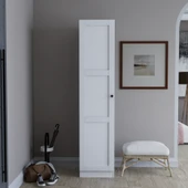 Midoser Lucas Tek Kapılı 6 Raflı Çok Amaçlı Dolap - 1