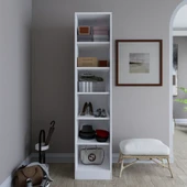 Midoser Lucas Tek Kapılı 6 Raflı Çok Amaçlı Dolap - 3