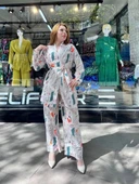 Ceketli baskılı takım - 2