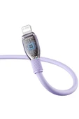 Baseus Pudding Serisi Type-C to Lightning iP Kablosu 20W Hızlı Şarj 1,2m iPhone 14 13 12 11 X uyumlu - 4