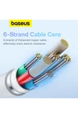 Baseus Pudding Hızlı Şarj Özellikli Type-C to Type-C 100W Kablo 1.2 M Mavi - 6