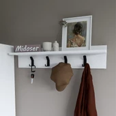 Midoser Lucas Portmanto Duvar Askılığı Elbise Askılığı 90 Cm - 4