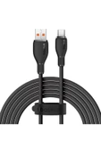 Baseus Pudding Serisi Hızlı Şarj ve Data Kablosu USB'den Type-c USB-C'ye 6 Amper 100W, 1,2m - 1